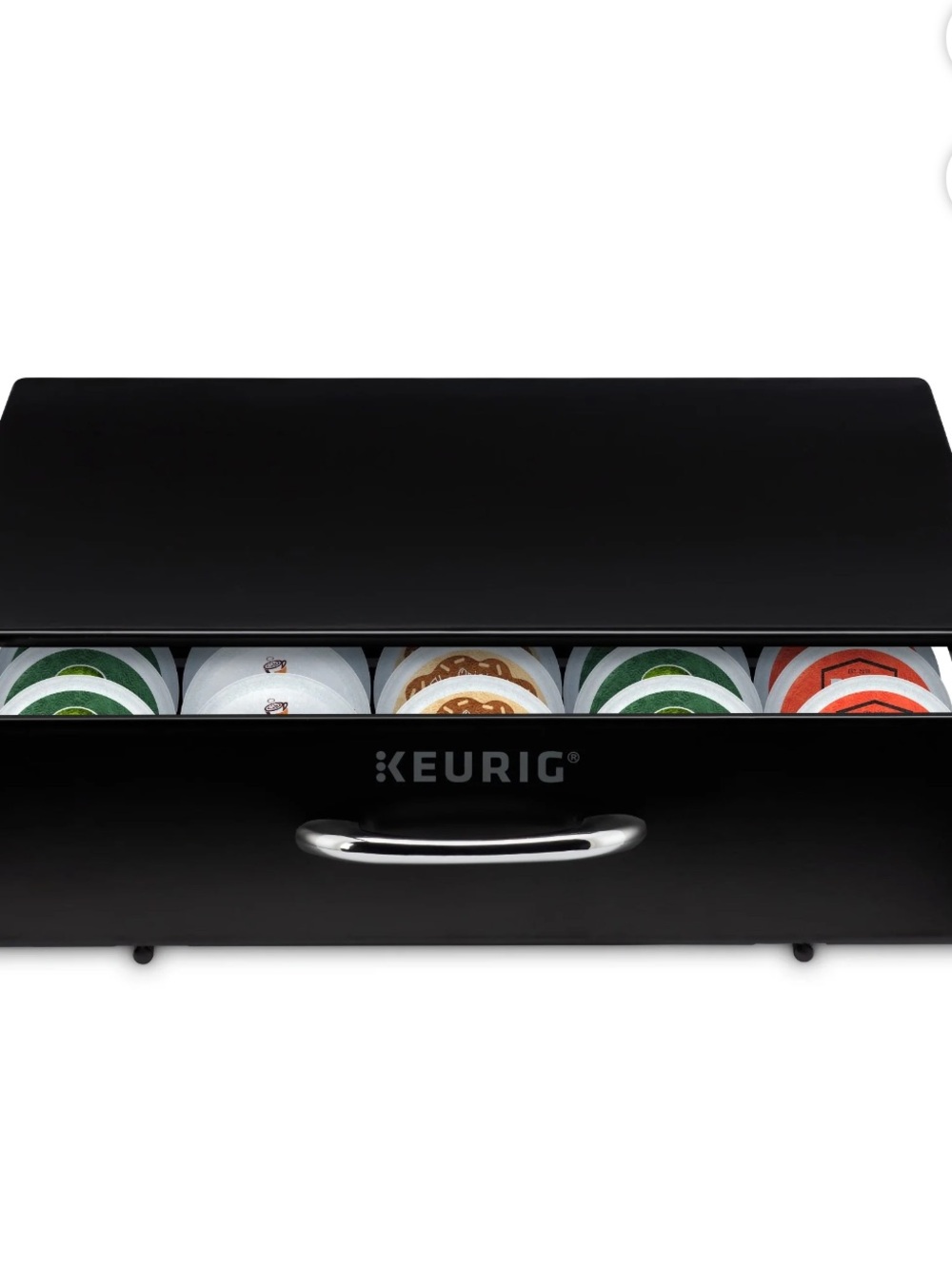 KEURIG Under Brewer Storage Drawer, Holds 35 K-Cup Pods, Black